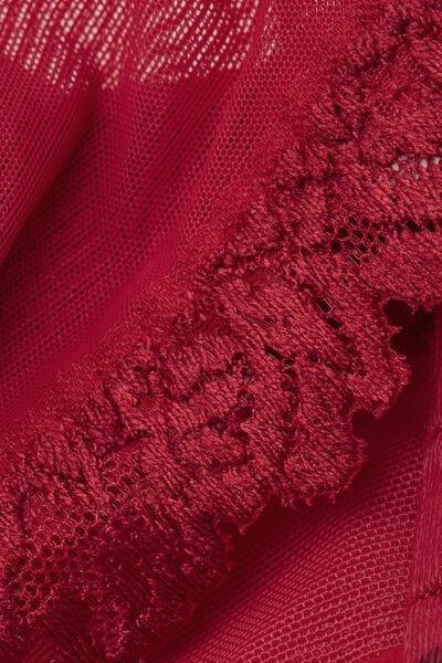 Red Pretty Flowers Sofia Balconette Bra, Wax Red, large image number 4