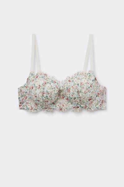 Multicolour Floral Romance Balconette Bra, , large image number 2