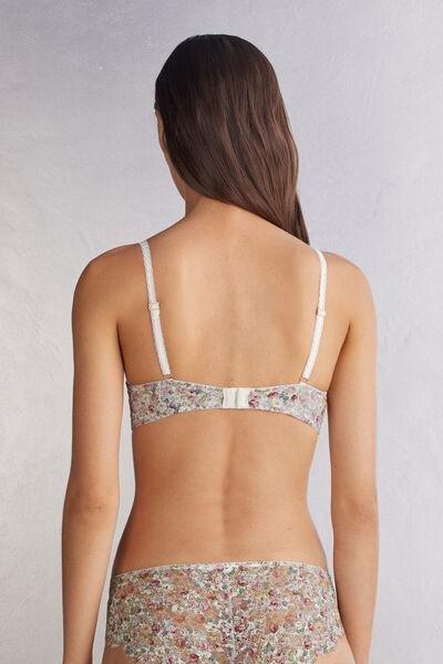 Multicolour Floral Romance Balconette Bra, , large image number 3
