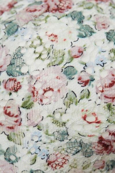Multicolour Floral Romance Balconette Bra, , large image number 4