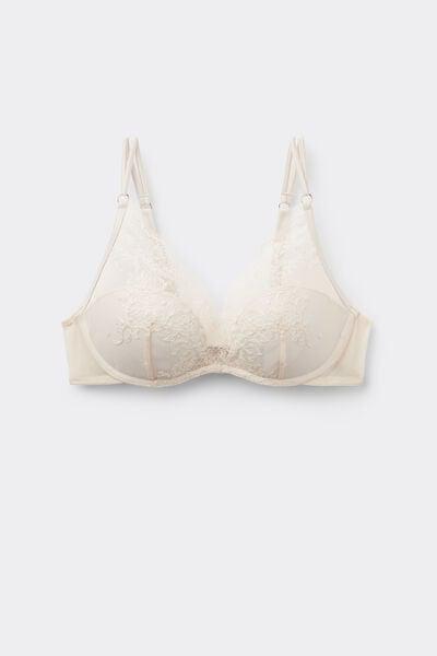 Beige Luxury Dreams Giorgia Balconette Bra, Natural, large image number 3
