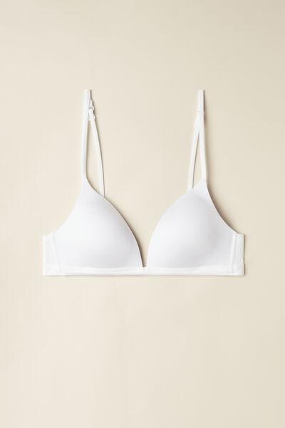 White a Ultralight Triangle Bra, , large image number 2