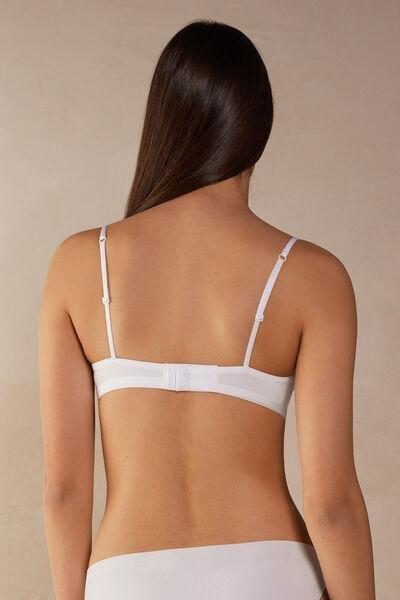 White a Ultralight Triangle Bra, , large image number 3