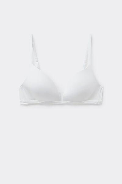 White Ultralight Triangle Bra, White, large image number 3