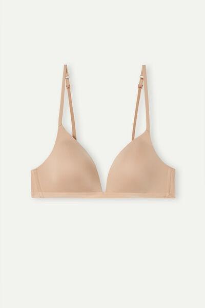 Beige Ultralight Triangle Bra, Soft Beige, large image number 2