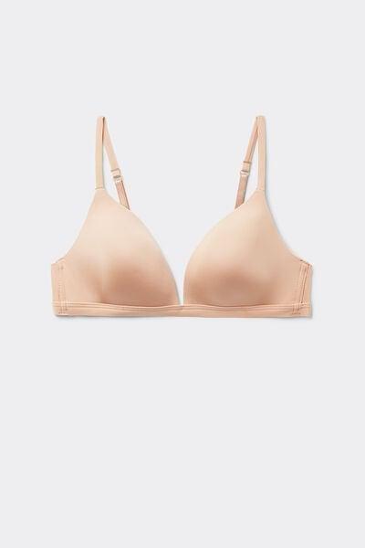 Beige Ultralight Triangle Bra, Soft Beige, large image number 3