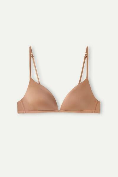 Beige Ultralight Triangle Bra, , large image number 2