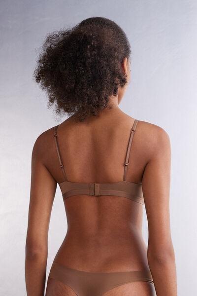 Brown Ultralight Triangle Bra, , large image number 3