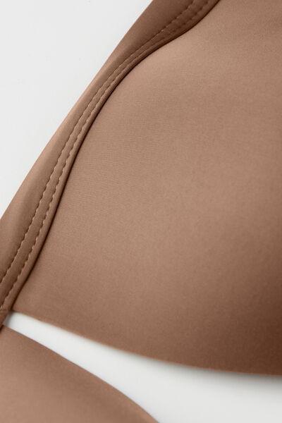 Brown Ultralight Triangle Bra, , large image number 4
