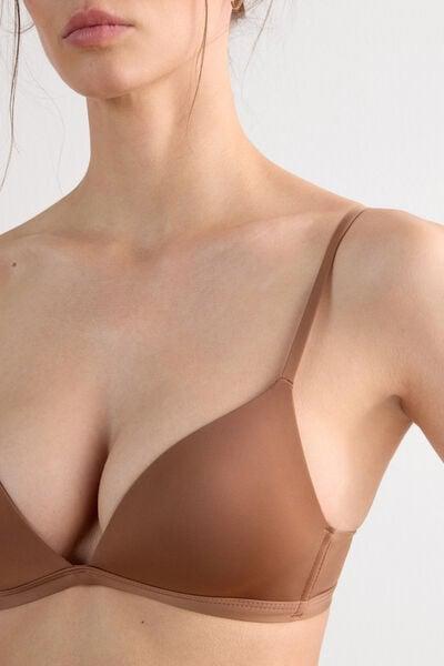 Brown Ultralight Triangle Bra, Brown Mocha, large image number 5