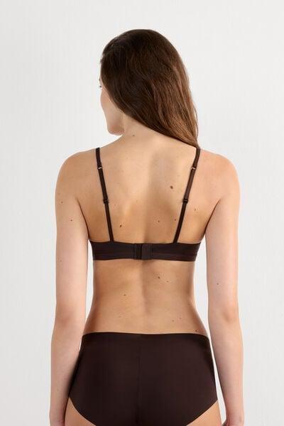 Brown Tiziana Ultralight Microfibre Triangle Bra, 5601_705J, large image number 3