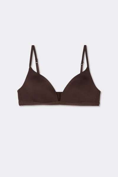 Brown Tiziana Ultralight Microfibre Triangle Bra, 5601_705J, large image number 6