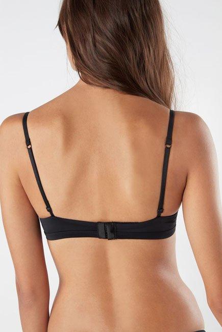 Black Tiziana Microfibre Triangle Bra, , large image number 8