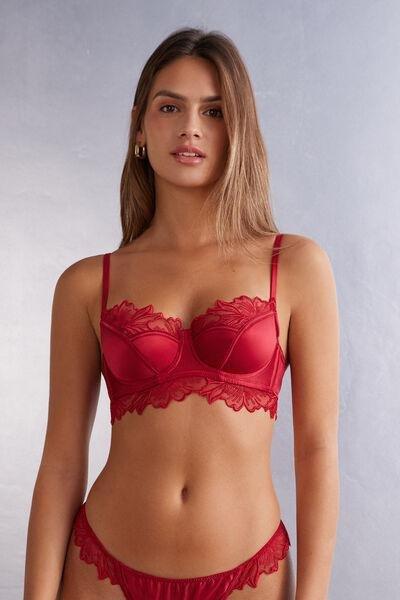 Intimissimi THE GAME OF SEDUCTION - Underwired bra - rot sealing wax red/dark  red 