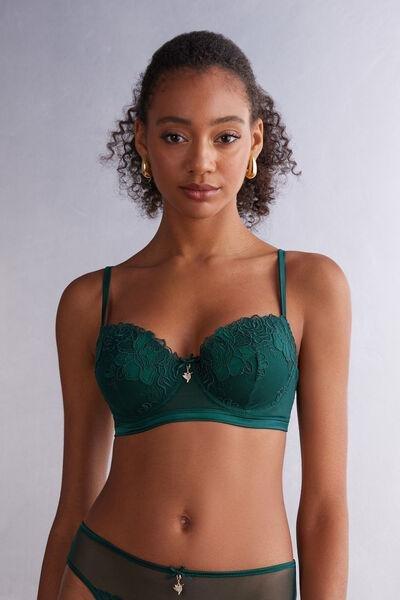 Green Sofia Be Your Own Muse Balconette Bra, , large image number 0