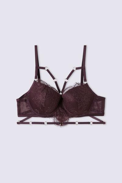 Purple Balconette Bustier, , large image number 3