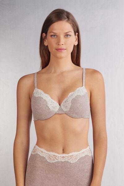 Cream Francesca Balconette Bra, 5601_767J, medium