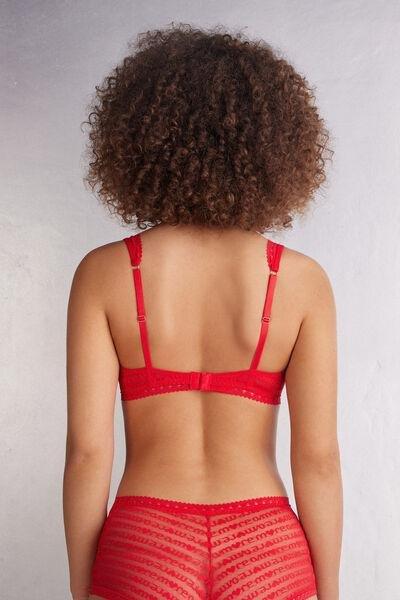 Red Giorgia More Love Balconette Bra, , large image number 3