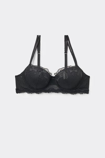 Black Frou Frou Romance Sofia Bra, , large image number 2