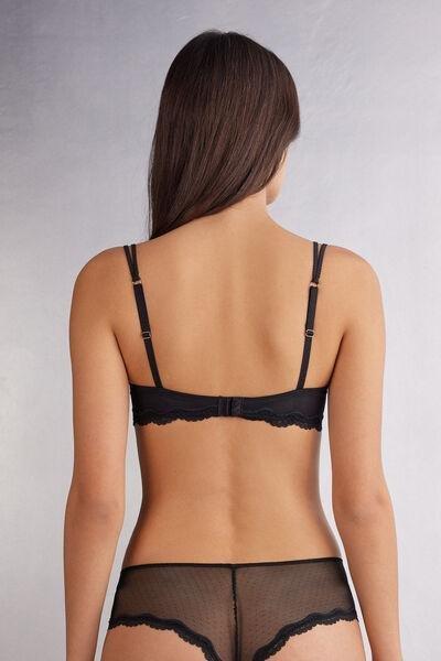 Black Frou Frou Romance Sofia Bra, , large image number 3