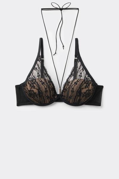 Black Elena Sleepless Nights Bra, , large image number 2