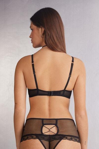 Black Elena Sleepless Nights Bra, , large image number 3