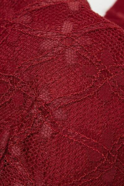 Red She Is A Classic Lace Balconette Bra, 5601_770J, large image number 4