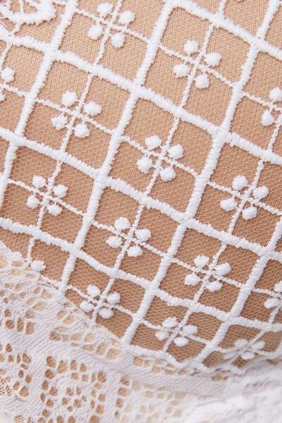 White Sofia Balconette Bra, , large image number 4