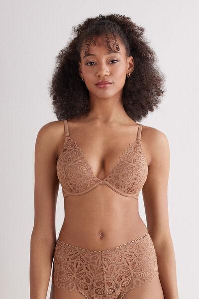 Brown Italian Riviera Balconette Bra, , large image number 0
