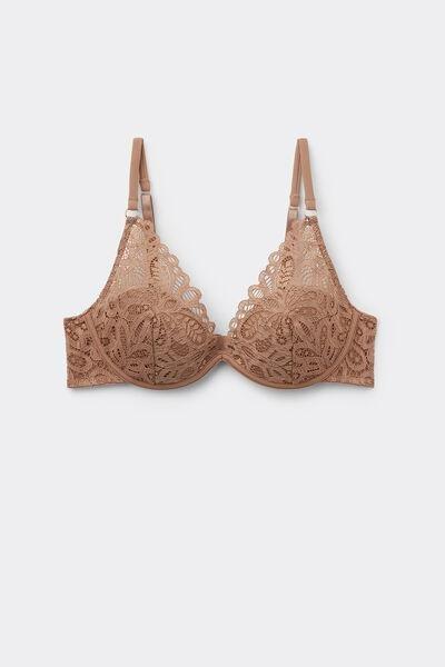 Brown Italian Riviera Balconette Bra, , large image number 1
