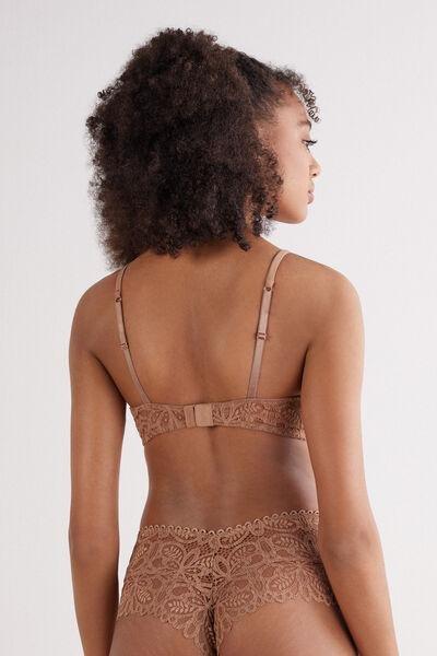 Brown Italian Riviera Balconette Bra, , large image number 3