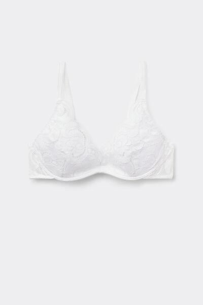 White Scent Of Summer Padded Bra, White, large image number 2