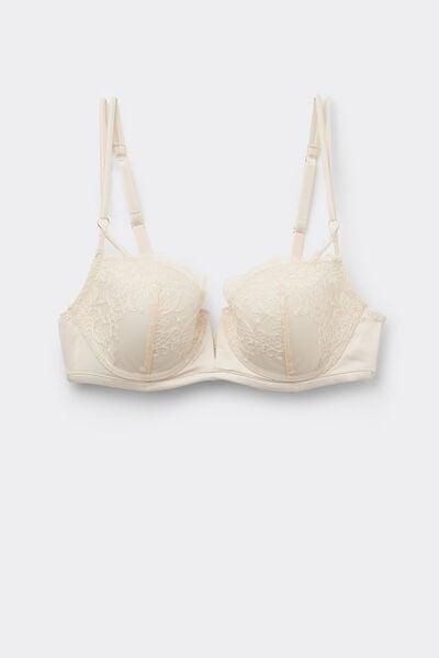 Beige Luxury Dreams Sofia Balconette Bra, Natural, large image number 3