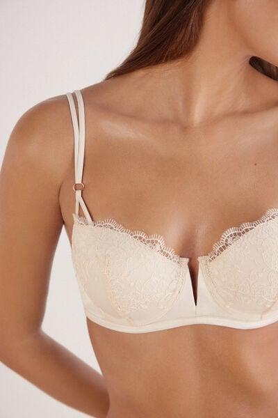 Beige Luxury Dreams Sofia Balconette Bra, Natural, large image number 5