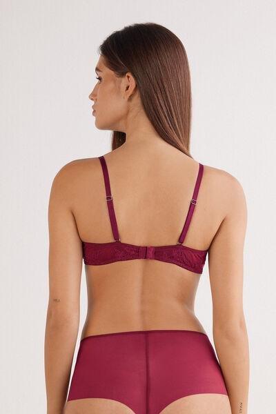 Red Sheer Glamour Elena Balconette Bra, 5601_940J, large image number 3