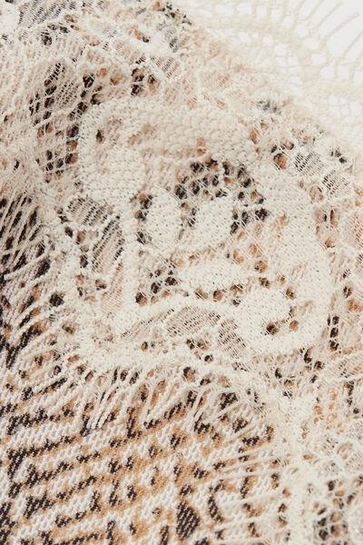 Beige Seductive Glamour Animal Print Balconette Bra, 5601_942J, large image number 4