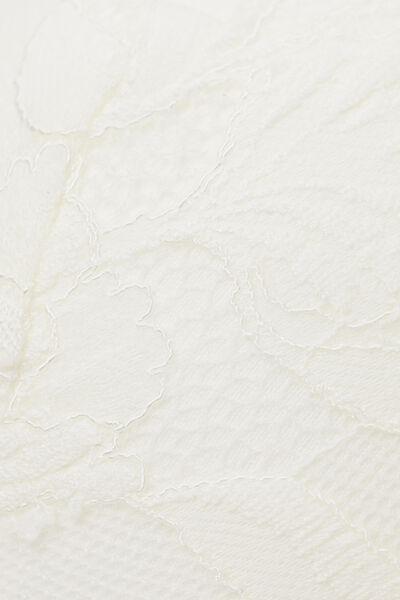 White All About Flowers Embroidered Balconette Bra, Powder White, large image number 4