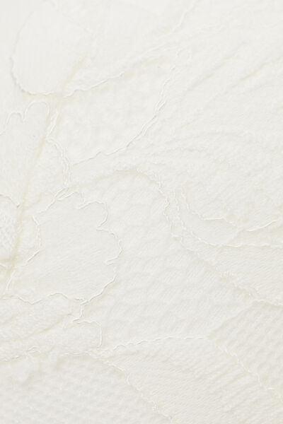 White All About Flowers Embroidered Balconette Bra, Powder White, large image number 4