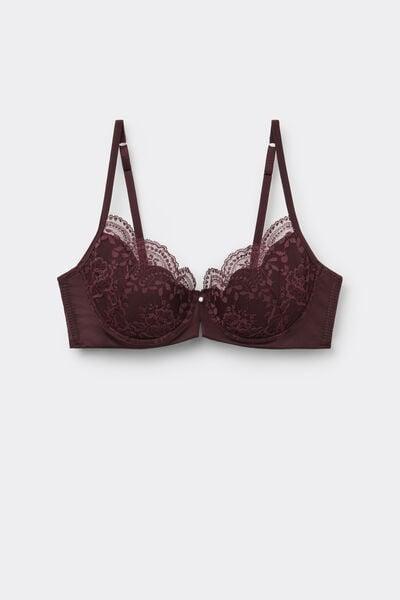 Burgundy La Vie En Rose Carioca Balconette Bra, 5601_028K, large image number 2
