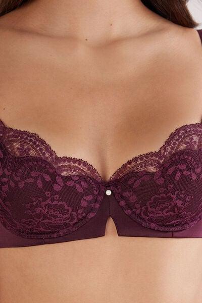 Burgundy La Vie En Rose Carioca Balconette Bra, 5601_028K, large image number 10