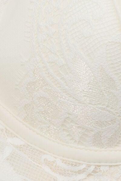 Ivory Ethereal Embrace Sofia Balconette Bra, Powder White, large image number 4