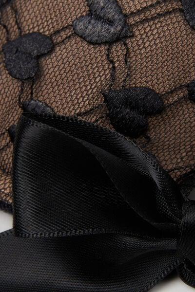 Black The Love Club Elena Balconette Bra, Black, large image number 4