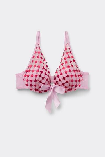 Pink / Red The Love Club Elena Balconette Bra, 5601_058K, large image number 3