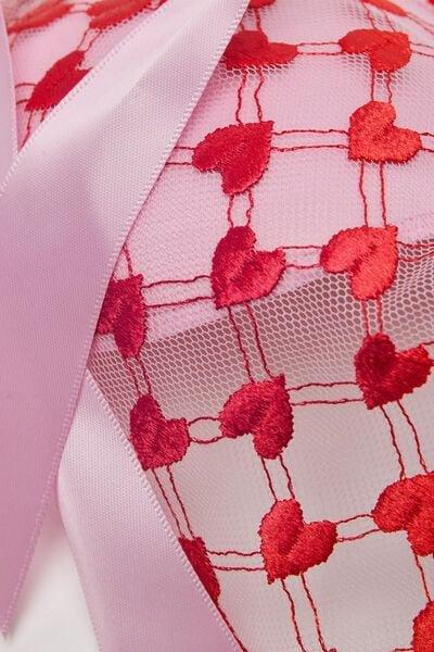 Pink / Red The Love Club Elena Balconette Bra, 5601_058K, large image number 4