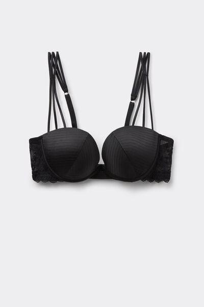 Black The Art Of Lingerie Ilenia Balconette Bra, Black, large image number 3