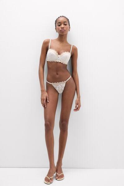 Beige Midsummer Dream Sofia Balconette Bra, 5601_118K, large image number 1
