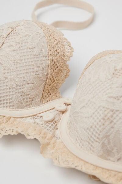 Beige Midsummer Dream Sofia Balconette Bra, 5601_118K, large image number 4
