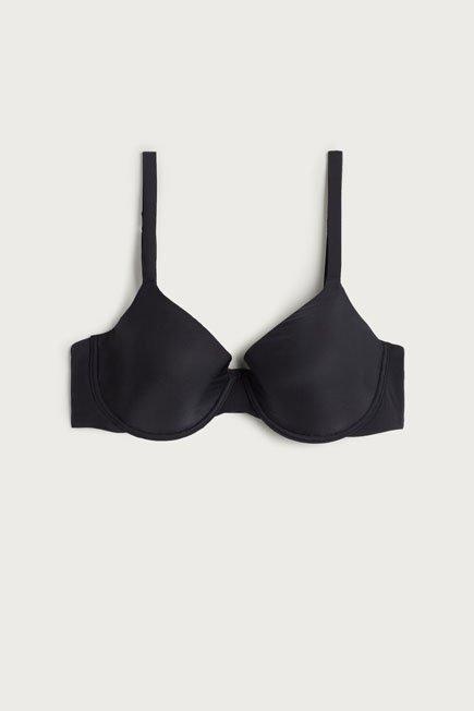 Black Ultralight Balconette Bra, , large image number 13