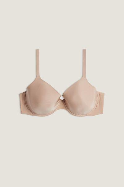 Soft Beige Francesca Ultralight Microfibre Balconette Bra, Women, , large image number 4