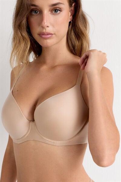 Beige Ultralight Balconette Bra, Soft Beige, large image number 10